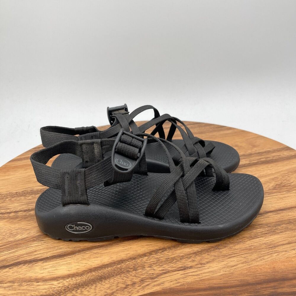 Chaco ZX/2 Cloud Sandals Womens Size 6 Black Hiking Walking Outdoor Trail Shoes